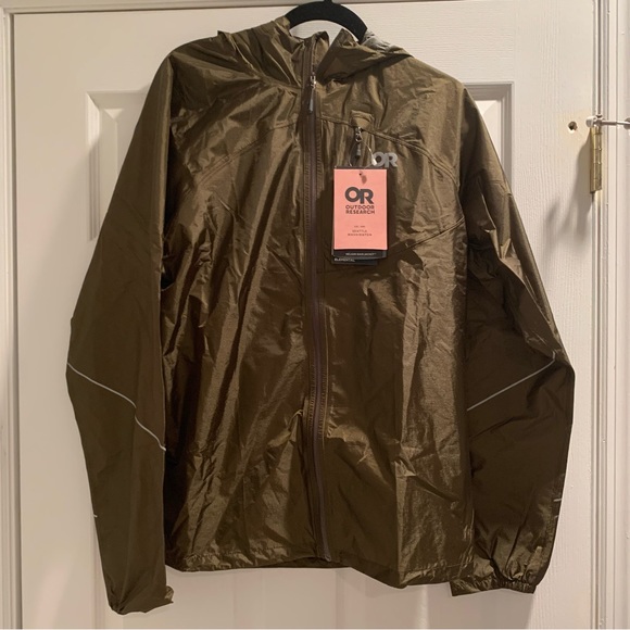 NWT Outdoor Research Helium Men's Rain Jacket - Picture 8 of 13